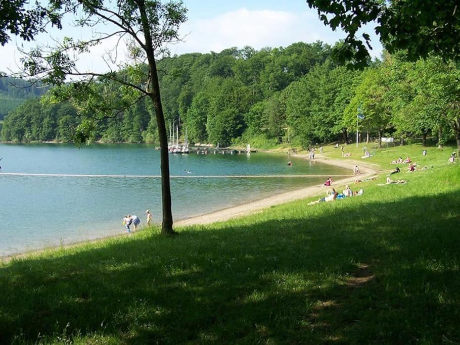 Ferienhaus Lena Im Sauerland Direkt Am Hennesee Meschede Ngoại thất bức ảnh